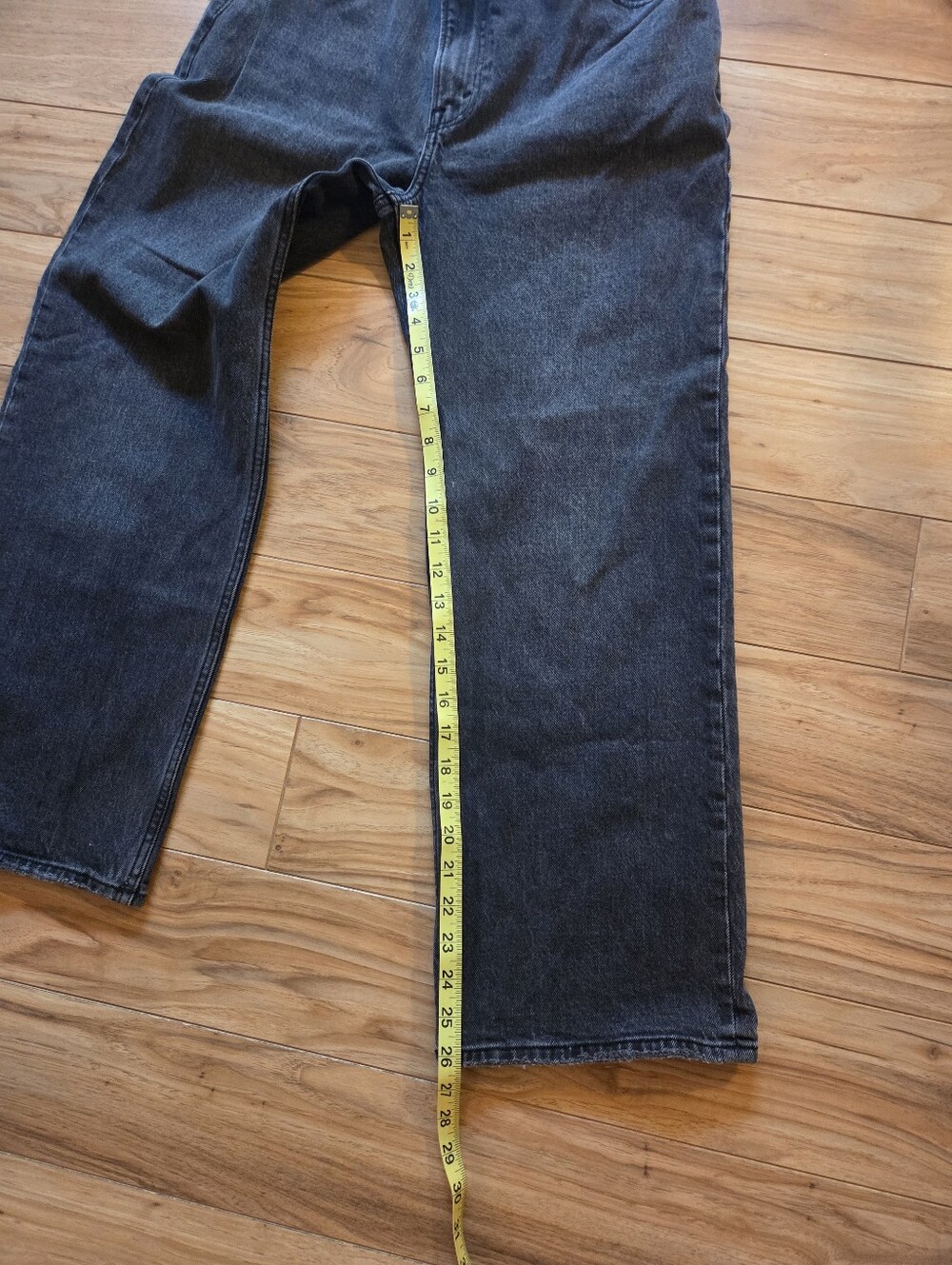 Abercrombie & Fitch The 90s Relaxed Jean High Rise Women Size 28/6XS Black - Picture 7 of 7
